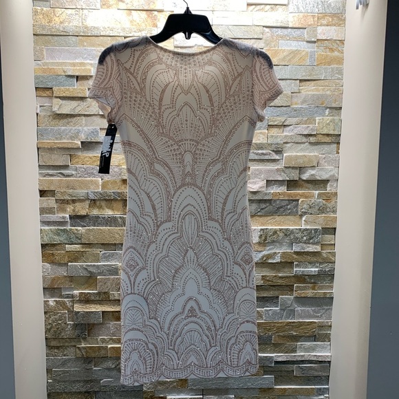 JUMP Glitter Short Sleeve Bodycon Dress - Picture 5 of 10